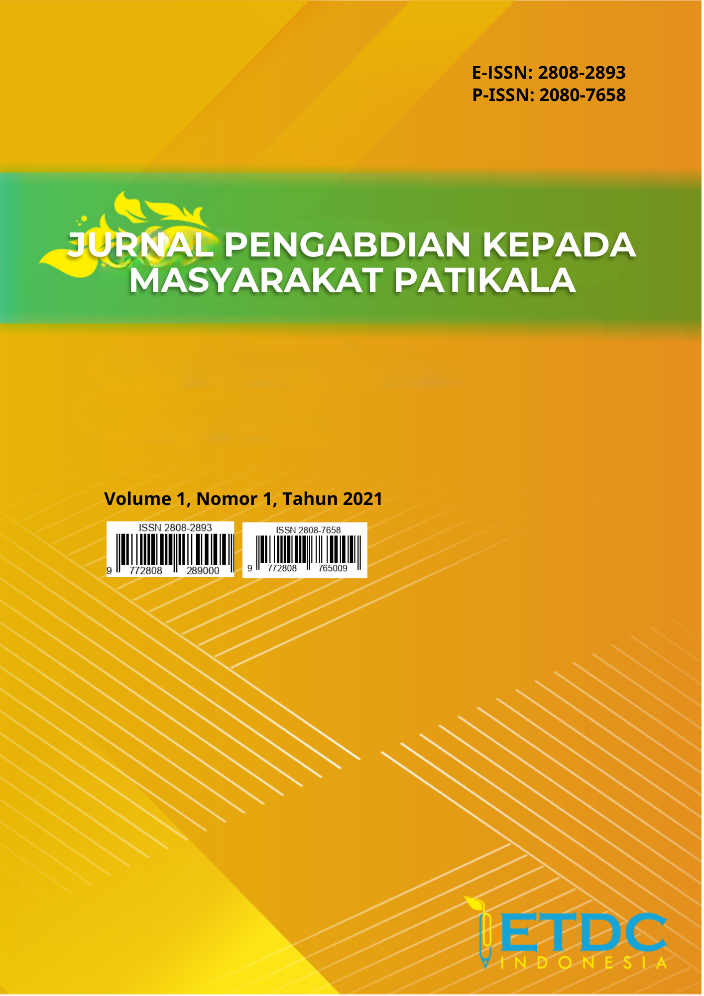 					View Vol. 1 No. 1 (2021): Jurnal PkM PATIKALA
				